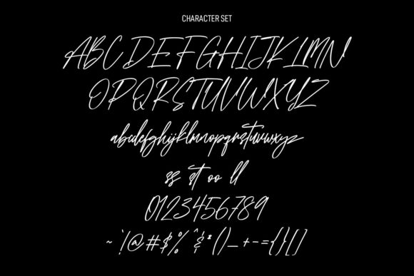 Nubriska Font PNG with transparent background - Preview 5