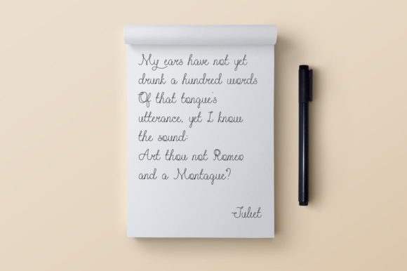 Olesia Handwritten Font Font PNG with transparent background - Preview 3