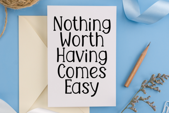 Retail Therapy Font PNG with transparent background - Preview 2