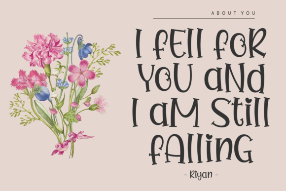 Romantic Morning Font PNG with transparent background - Preview 3