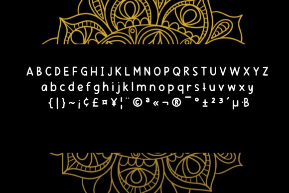 Saviena Font PNG with transparent background - Preview 1