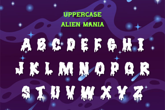 Alien Mania Font - Preview 1