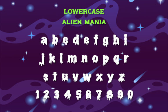 Alien Mania Font - Preview 2