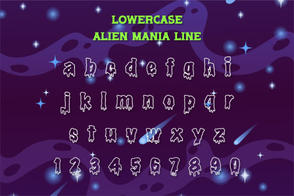 Alien Mania Font - Preview 6