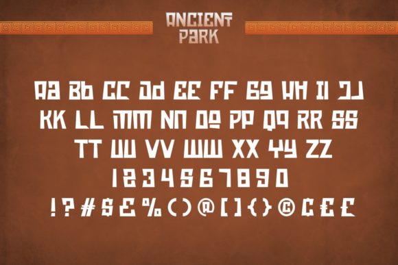 Ancient Park Font - Preview 3