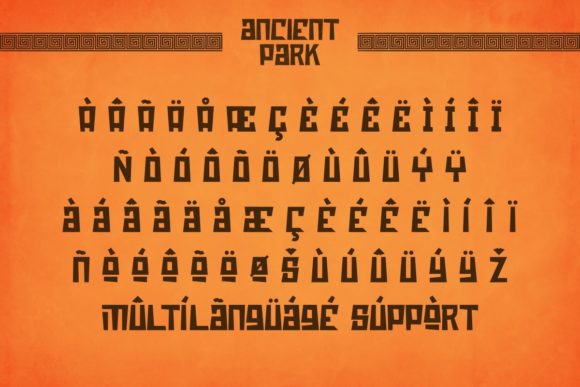 Ancient Park Font - Preview 5