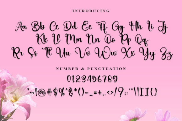 Blooms Font - Preview 3