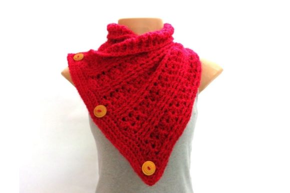 Buttoned Scarf