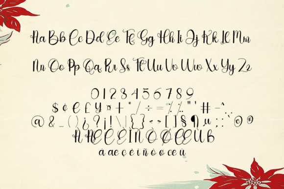 Flowers Font - Preview 4