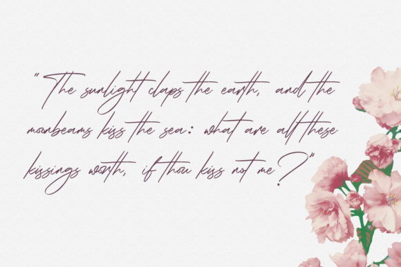 Rose Couture Font PNG with transparent background - Preview 1