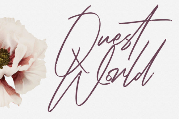 Rose Couture Font PNG with transparent background - Preview 2