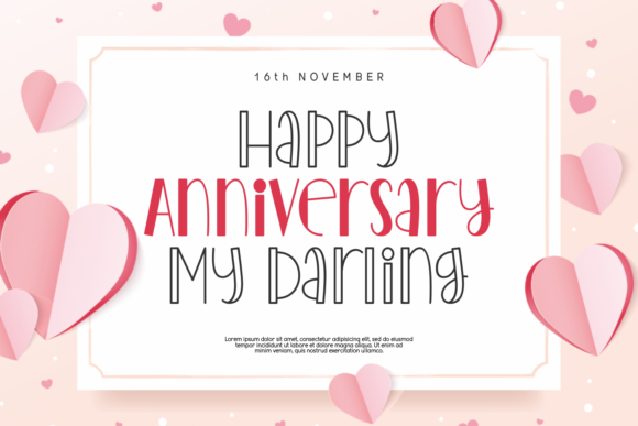 Say to Love Duo Font PNG with transparent background - Preview 3