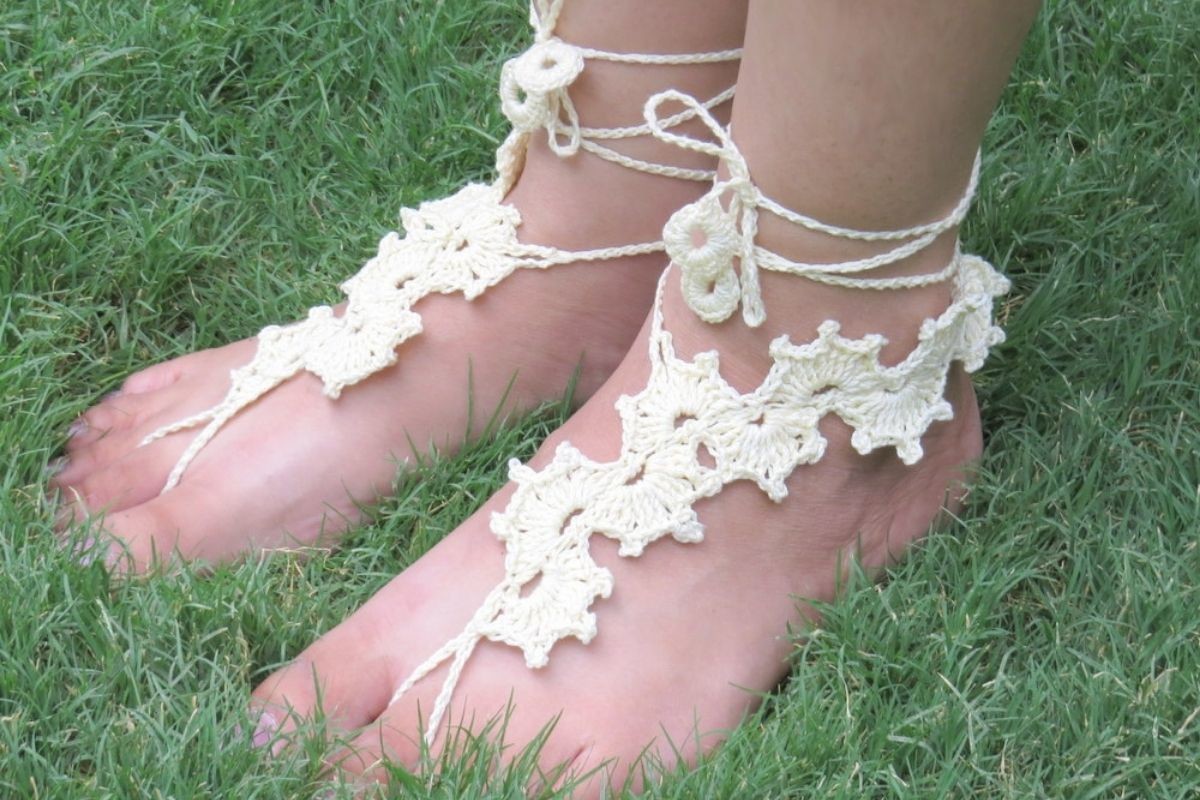 Zig Zag Barefoot Sandals