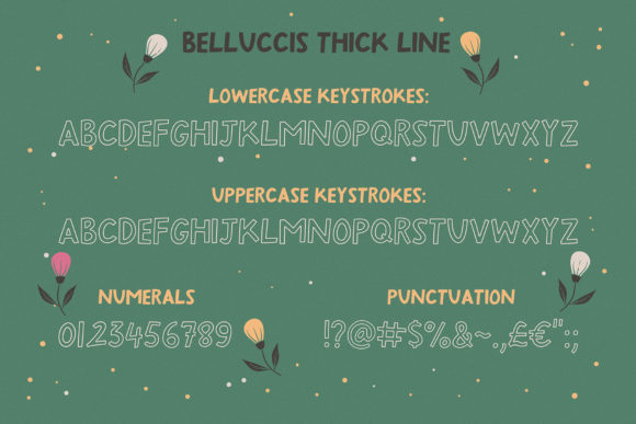 Belluccis Font - Preview 4