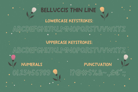 Belluccis Font - Preview 6