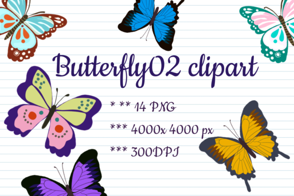 Butterfly 02 Clipart Graphic Illustrations By Sirinart