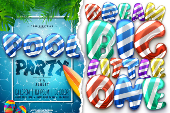 Happy Birthday Font - Preview 3