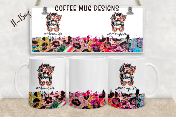 Leopard Mom Life Coffee Mug Designs Graphics