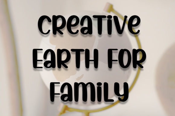 Smile Earth Font PNG with transparent background - Preview 3