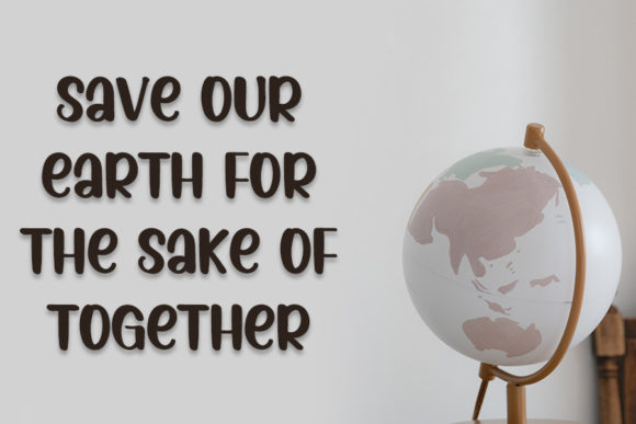 Smile Earth Font PNG with transparent background - Preview 5