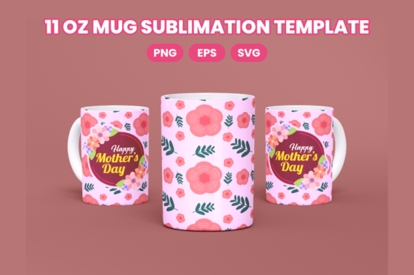 11 Oz Mug Sublimation Templates Graphic by JunioR Design  Creative Fabrica