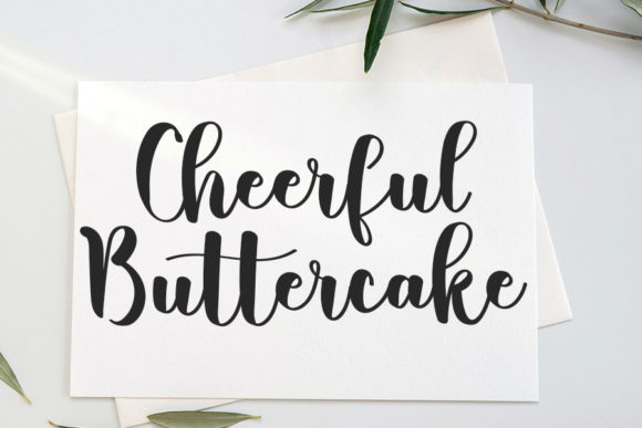 Buttercake Font - Preview 1