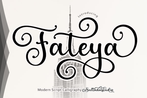 Fateya Polices Manuscrites Police Par Sulthan Studio