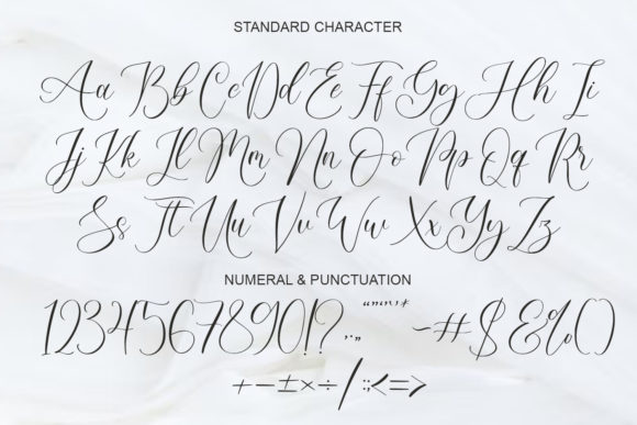 Monalitta Font PNG with transparent background - Preview 6