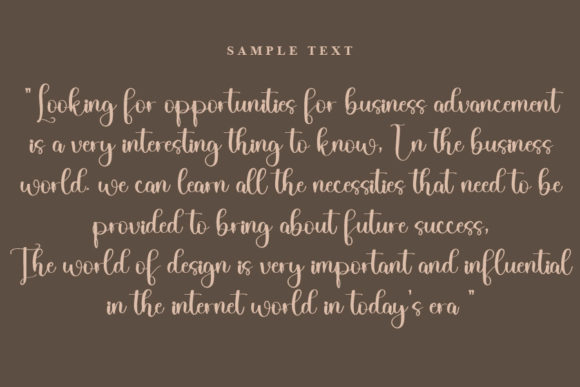 Abouttalk Font - Preview 5