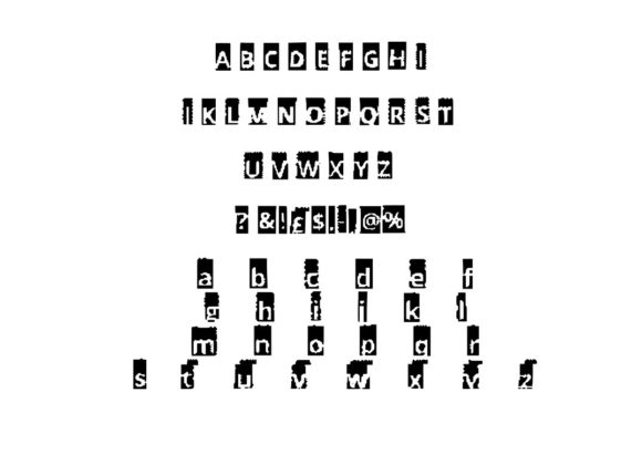 Block Glitch Font - Preview 1