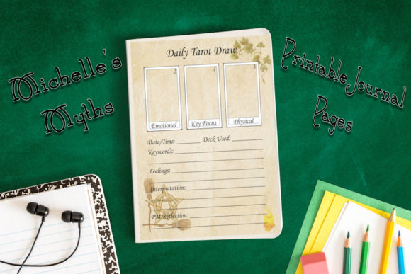 Daily Tarot Journal Page - 1