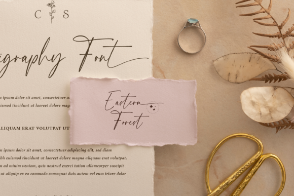 Eastern Forest Font - Preview 5