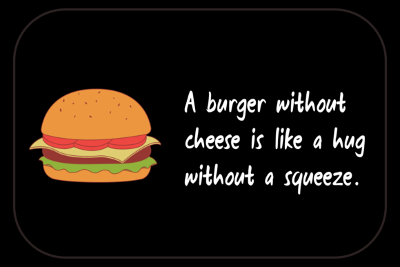 Garlic Cheese Bread Font - Preview 2