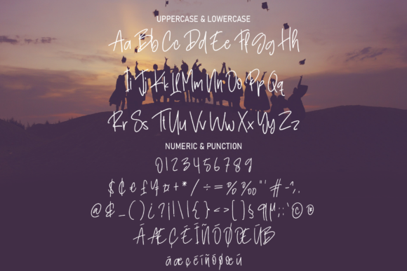 Graduation Font - Preview 6