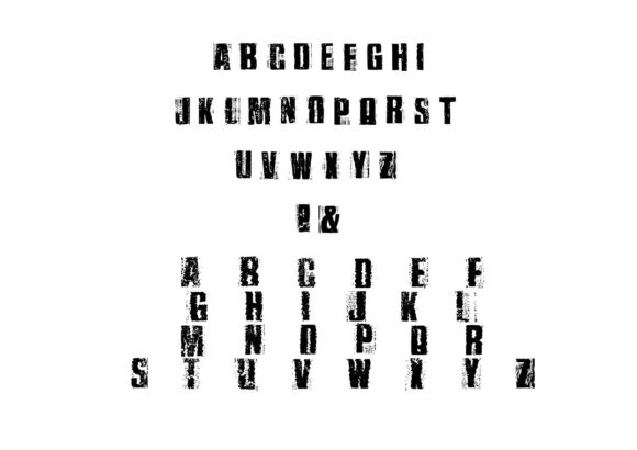 Halftone Printer Font - Preview 1