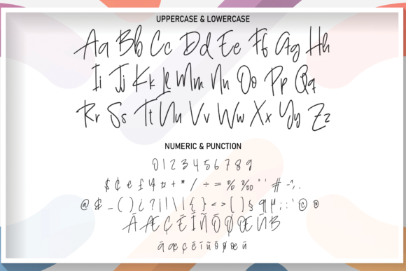 Handmade School Font PNG with transparent background - Preview 6