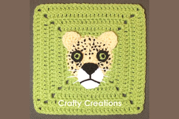 Leopard Granny Square