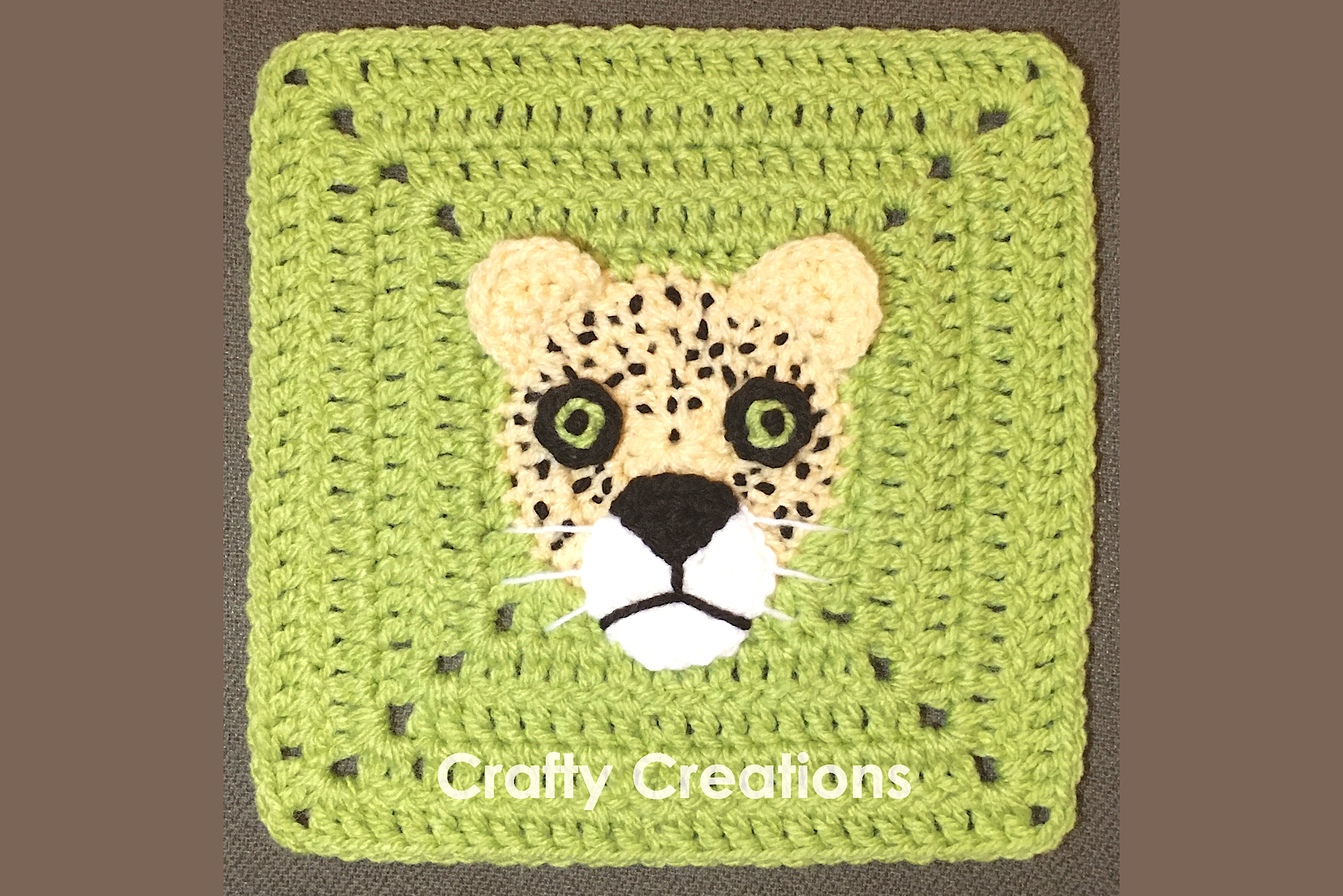 Leopard Granny Square