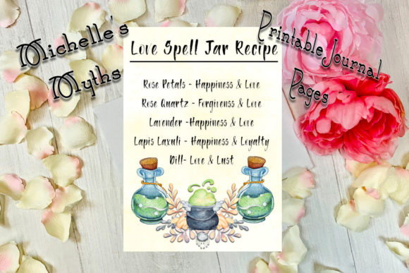 Love Spell Jar Recipe Page