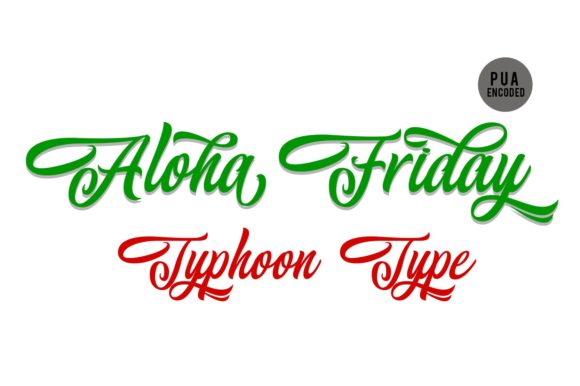 Aloha Friday Font - Preview 1