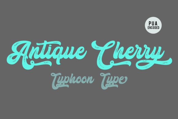 Antique Cherry Font - Preview 1