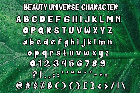 Beauty Universe Font - Preview 4