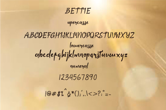 Bettie Font - Preview 5