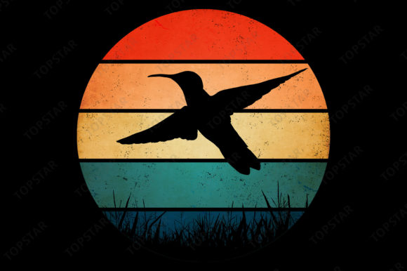 Bird Design Hummingbird Silhouette Art
