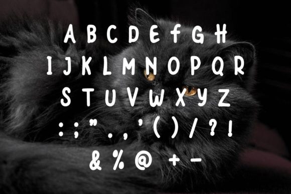 Black Cats Font - Preview 3