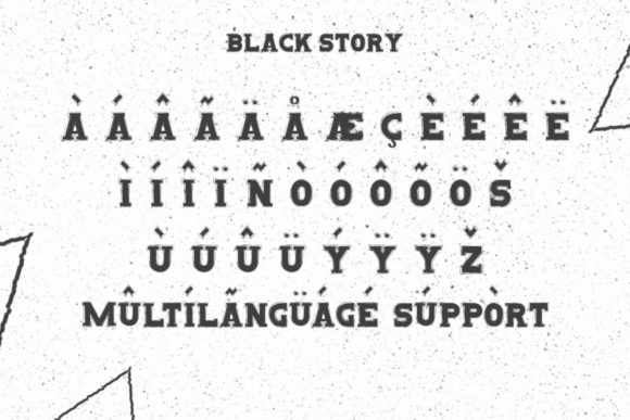Black Story Font - Preview 6