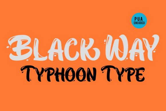 Black Way Font - Preview 2