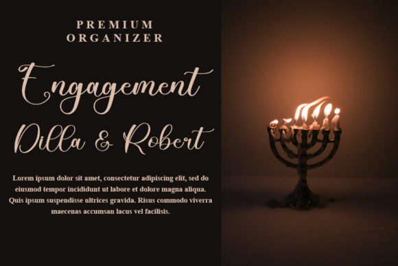 Candle Font - Preview 1