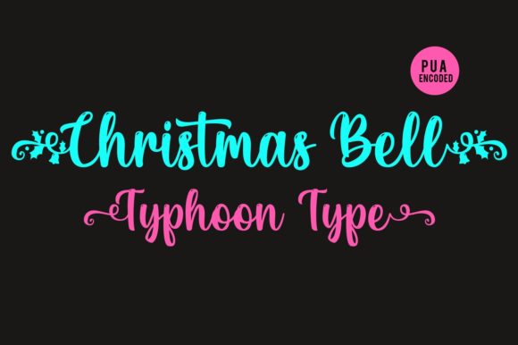 Christmas Bell Font - Preview 1