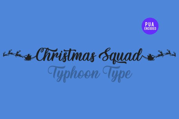 Christmas Squad Font - Preview 2
